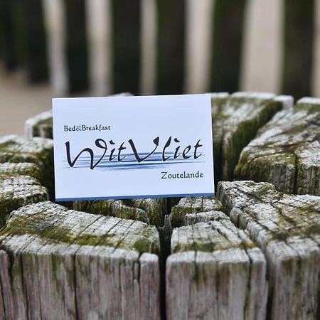 B&B Witvliet, Kamers En Studio Met Heerlijk Ontbijt ! Zoutelande Bagian luar foto